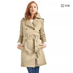 Amazing Vintage 1990s/Y2K GAP Classic Trench Coat Ladies sz M